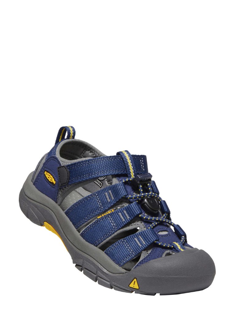 Keen Men's Dark Blue Newport H2 Webbing Thick Bumper Trekking Sandal Size 6